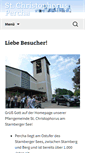 Mobile Screenshot of christophorus-percha.de